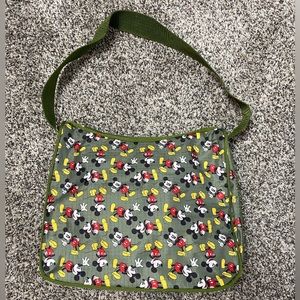 Disney Mickey Mouse Handbag Travel Bag Pouch Purse Olive